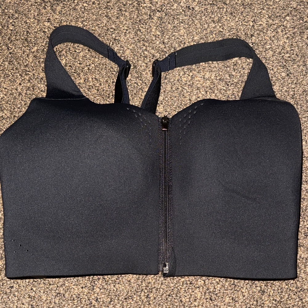 VSX Black Perforated Sports Bra